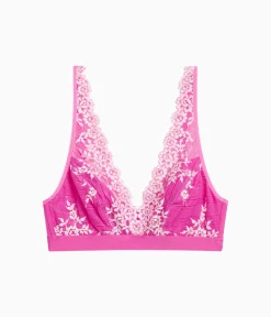Wacoal Bralettes|Unlined * Embrace Lace® Wire Free Bralette Wild Azalea/Cradle Pink