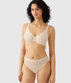 Wacoal Unlined|Racerback/Convertible * Ever Fexing™ Underwire Bra Sand