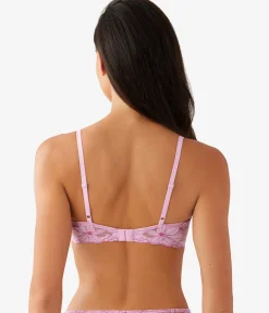 Wacoal Lace|Underwire * Feeling Famous Balconette Contour Bra Pink Lavender/Very Berry