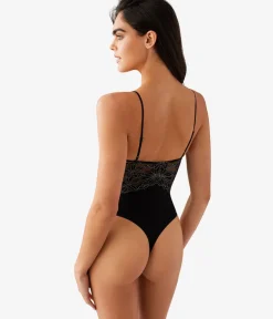 Wacoal Chemises & Bodysuits|Unlined * Feeing Faou Bodyuit Night/Angel Wing
