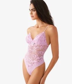 Wacoal Unlined|Chemises & Bodysuits * Feeing Faou Bodyuit Pink Lavender/Very Berry
