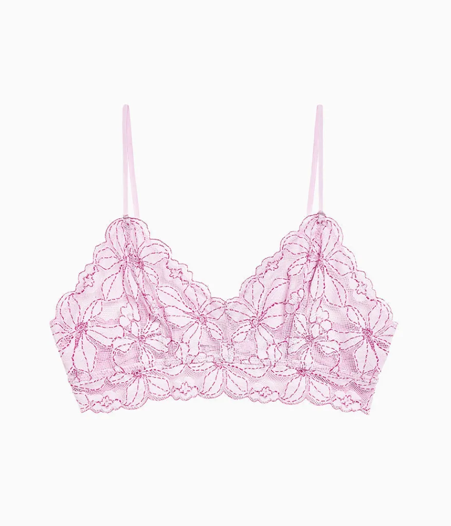 Wacoal Bralettes|Unlined * Feeing Faou Braette Pink Lavender/Very Berry