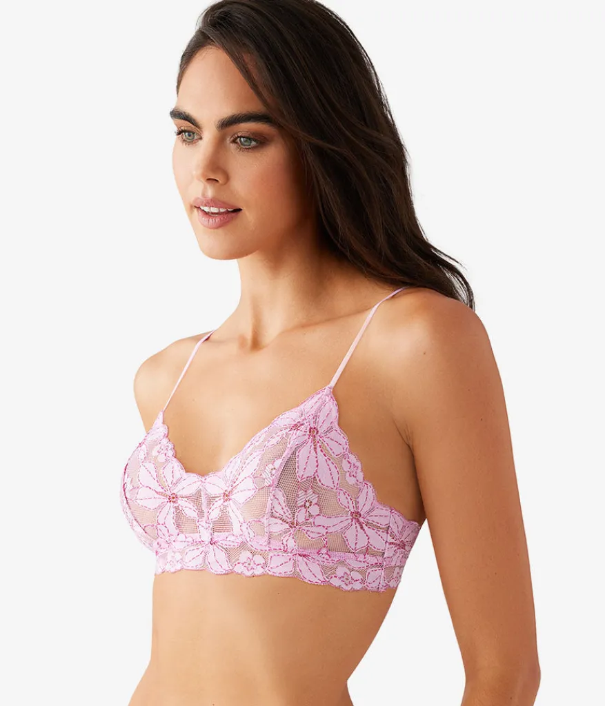 Wacoal Bralettes|Unlined * Feeing Faou Braette Pink Lavender/Very Berry
