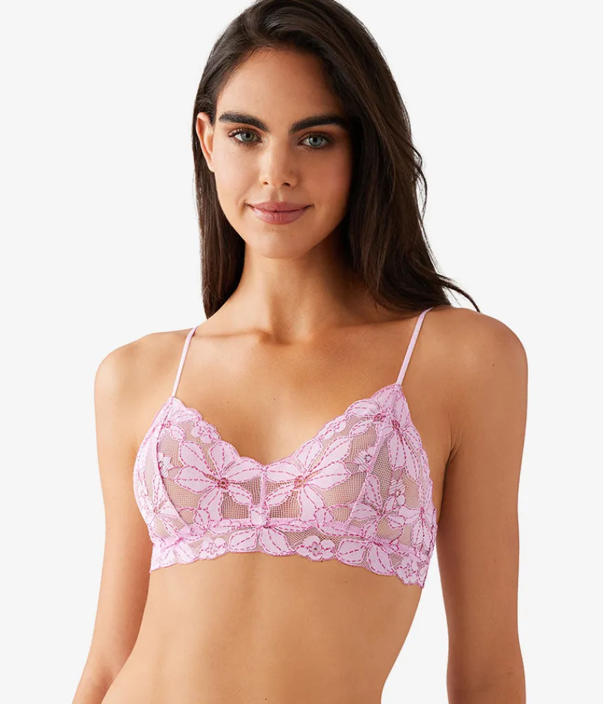 Wacoal Bralettes|Unlined * Feeing Faou Braette Pink Lavender/Very Berry