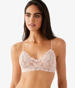 Wacoal Bralettes|Unlined * Feeing Faou Braette Rose Smoke/White
