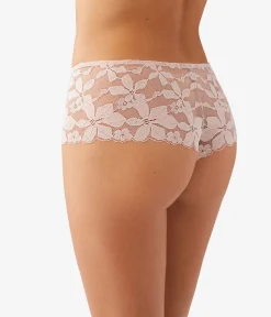 Wacoal Tanga/Cheeky * Feeing Faou Tanga Rose Smoke/White