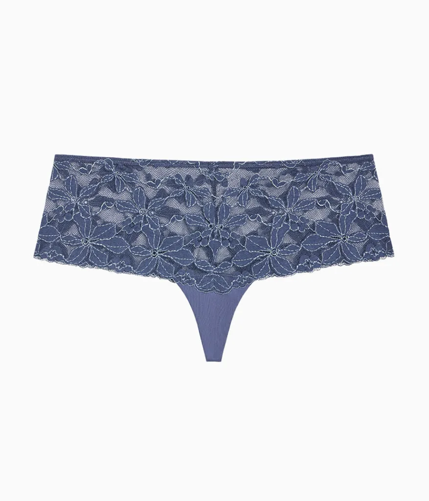 Wacoal Tanga/Cheeky * Feeing Faou Tanga Crown Blue/ Blue Glow