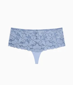 Wacoal Tanga/Cheeky * Feeing Faou Tanga Country Blue/Bright White