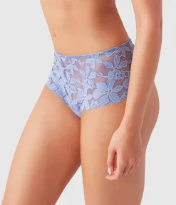 Wacoal Tanga/Cheeky * Feeing Faou Tanga Country Blue/Bright White