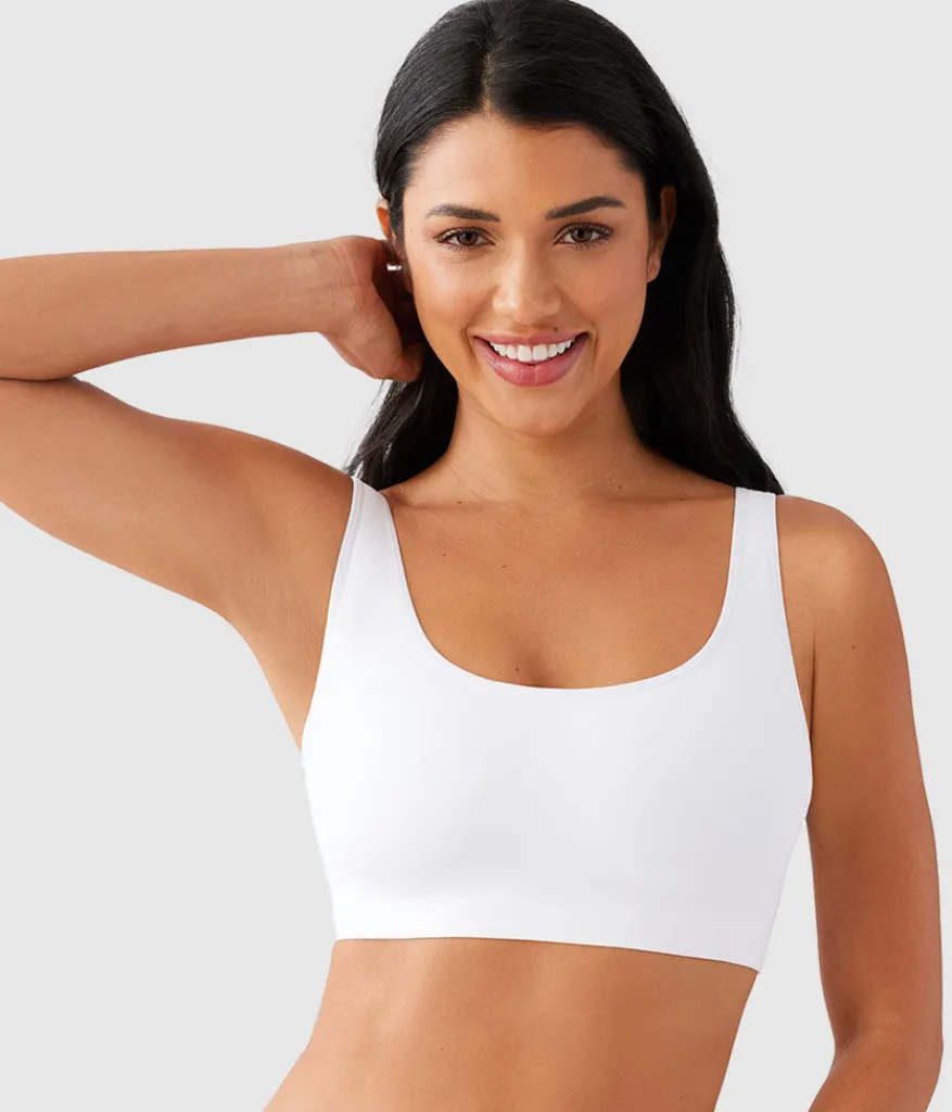 Wacoal Bralettes|Seamless * Feeing Fexibe Braette White