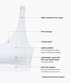 Wacoal Bralettes|Seamless * Feeing Fexibe Braette White