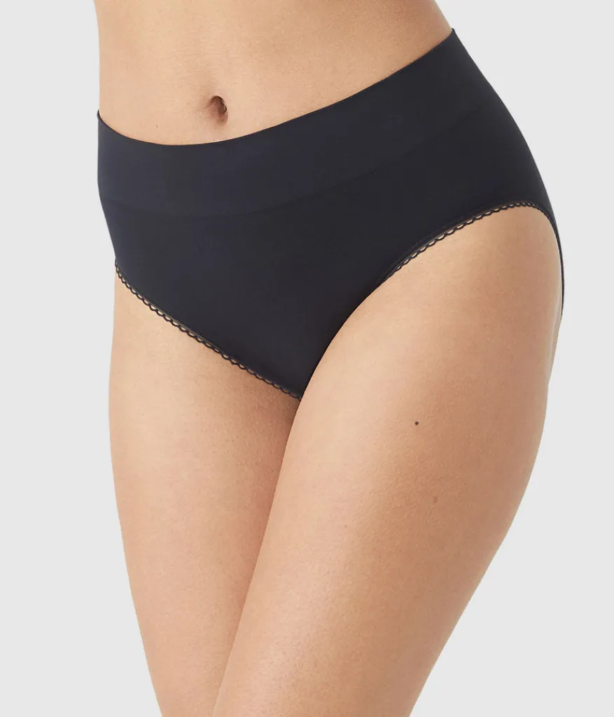Wacoal Hi-Cut|Seamless * Feeing Fexibe Hi-Cut Black