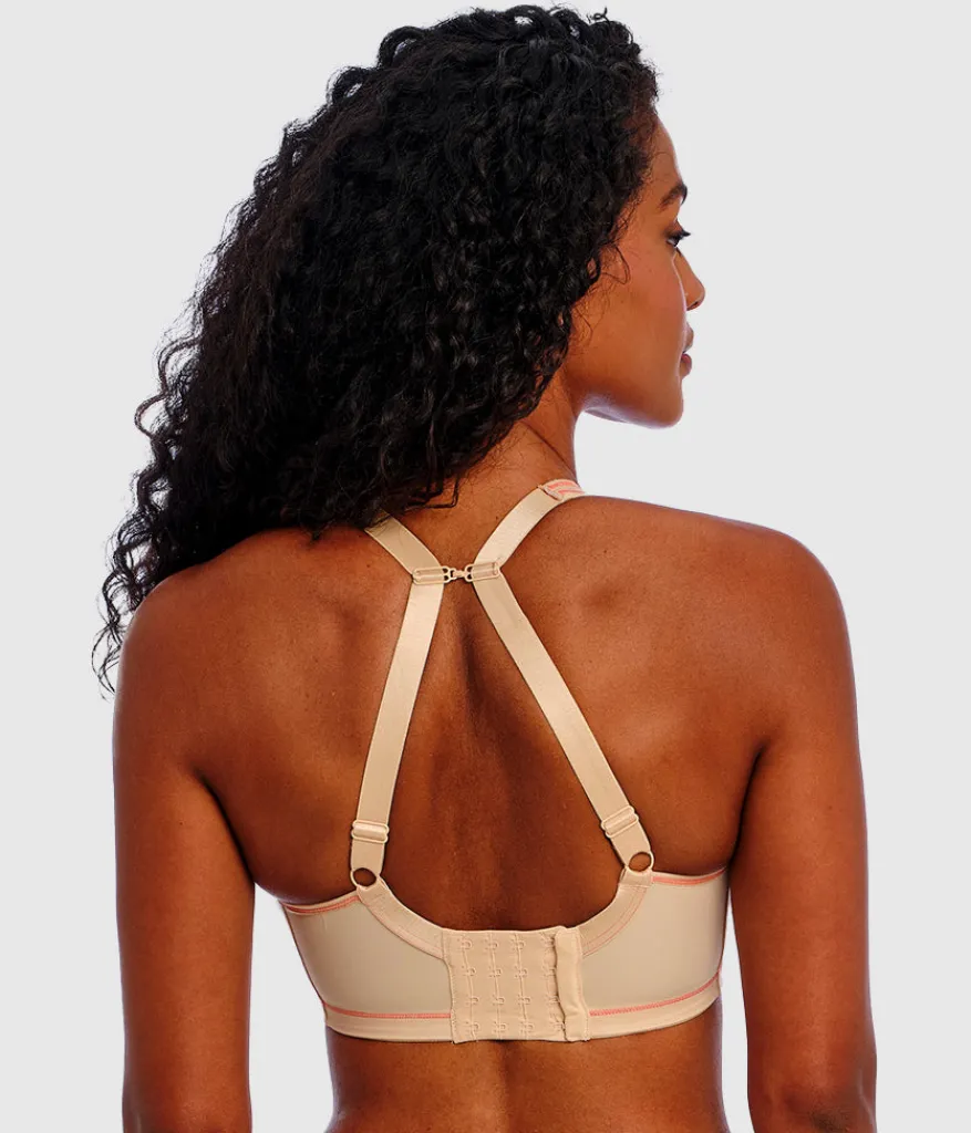 Wacoal Sport * Freya Sonic Sport Underwire Spacer Bra Nude