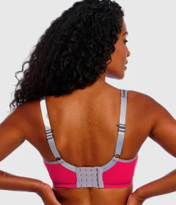 Wacoal Sport * Freya Sonic Sport Underwire Spacer Bra Hot Crimson
