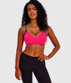 Wacoal Sport * Freya Sonic Sport Underwire Spacer Bra Hot Crimson