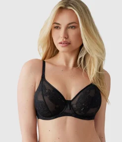 Wacoal Full Figure|Unlined * Full Bloom Underwire Bra Black