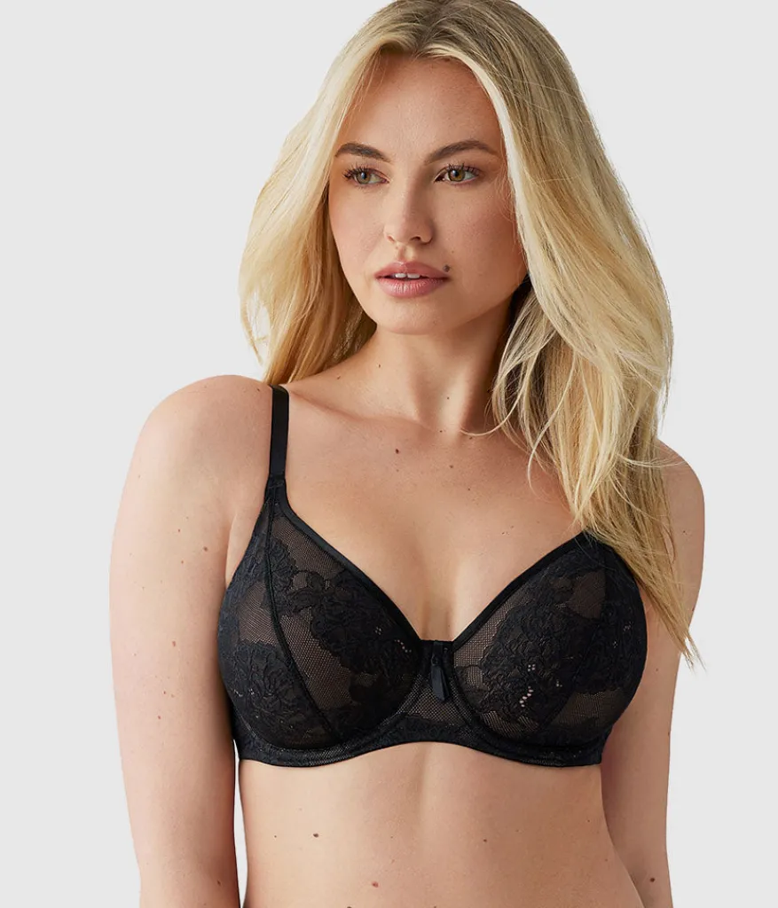 Wacoal Full Figure|Unlined * Full Bloom Underwire Bra Black