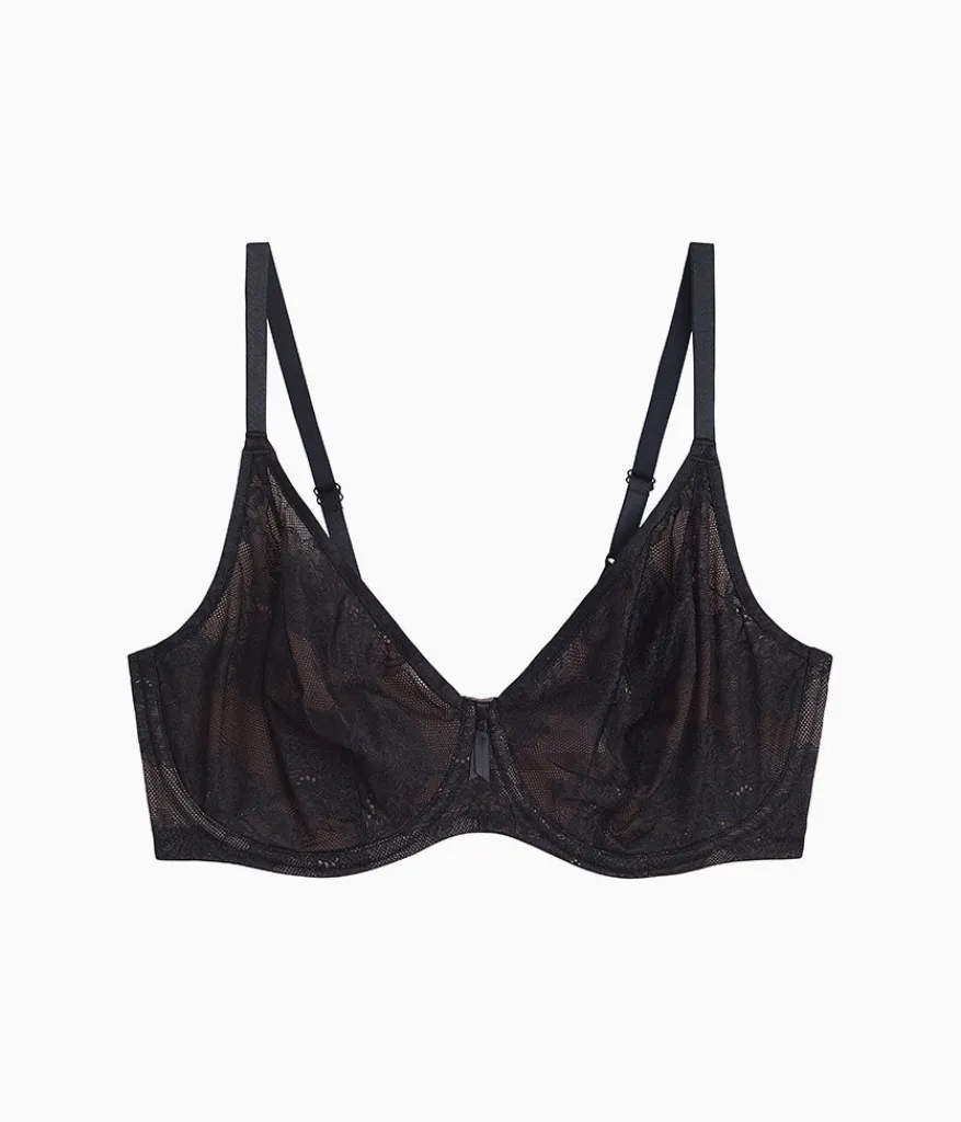 Wacoal Full Figure|Unlined * Full Bloom Underwire Bra Black