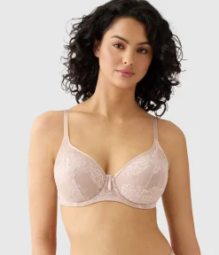 Wacoal Full Figure|Unlined * Full Bloom Underwire Bra Rose Dust