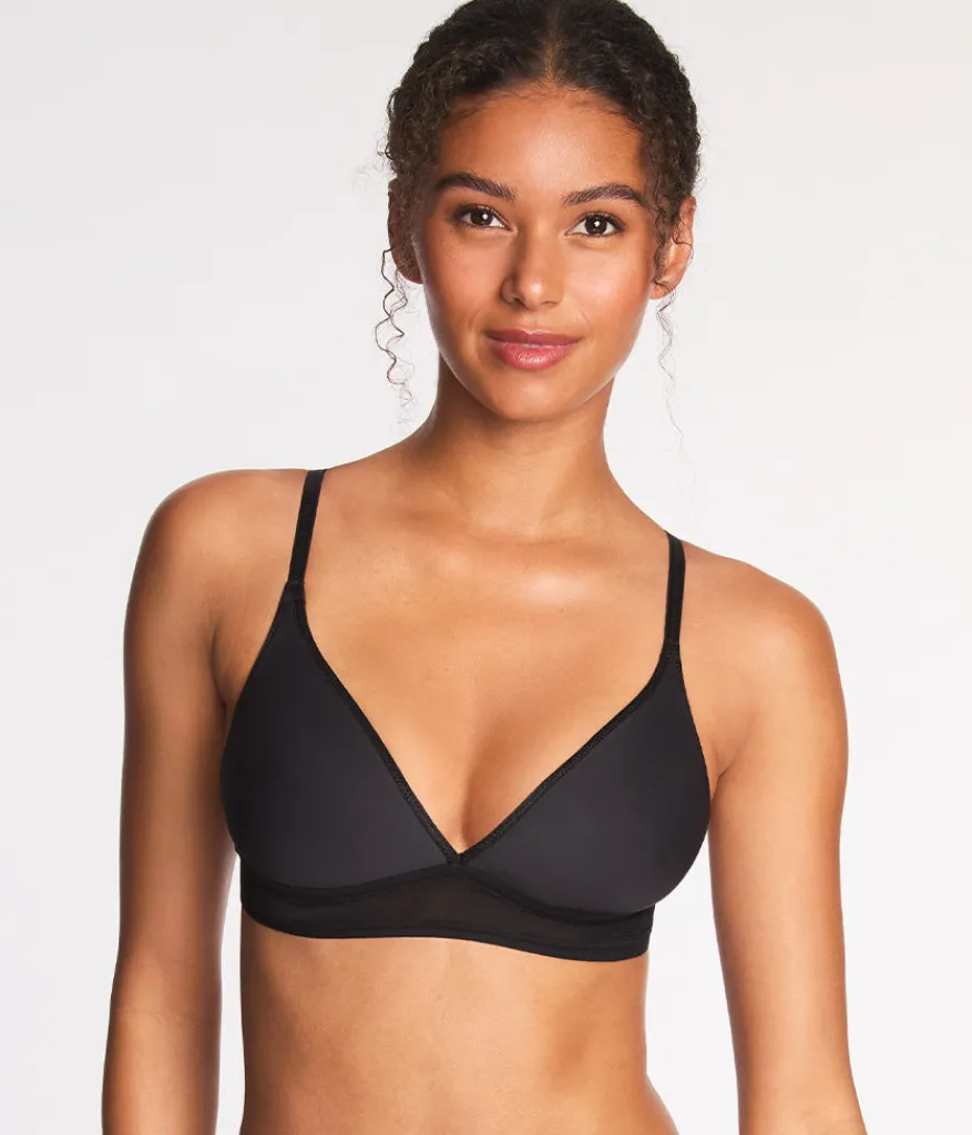 Wacoal Bralettes|Seamless * Fu Tranparency Braette Rose Smoke