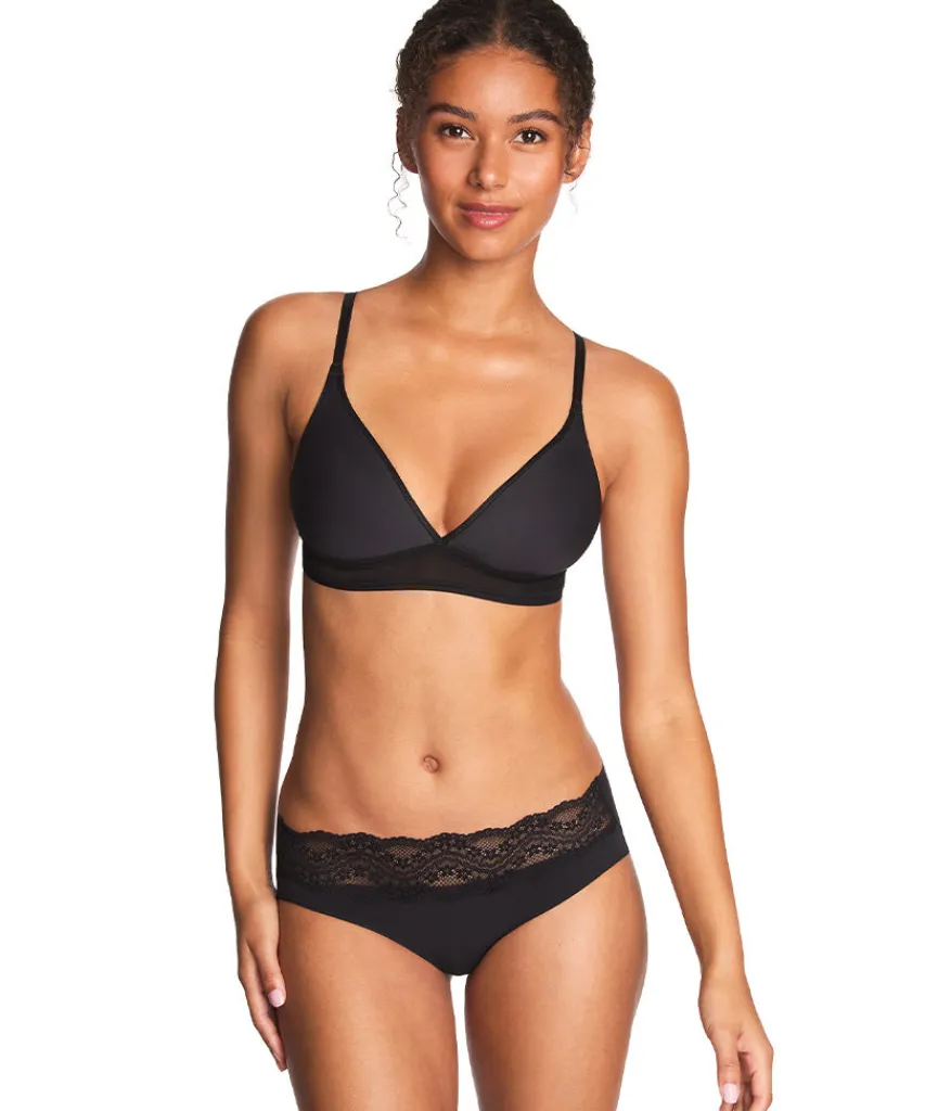 Wacoal Bralettes|Seamless * Fu Tranparency Braette Rose Smoke