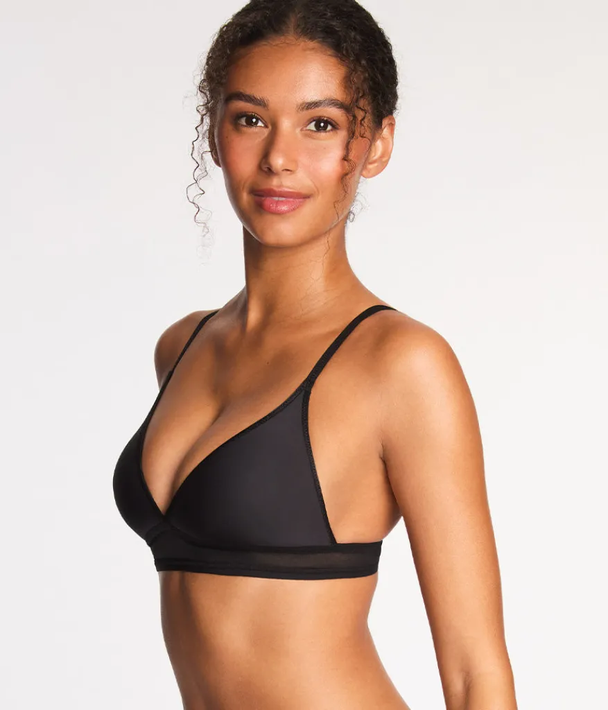 Wacoal Bralettes|Seamless * Fu Tranparency Braette Rose Smoke