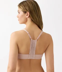 Wacoal Racerback/Convertible|Underwire * Future Foundation Front Close Racerback Bra Rose Smoke