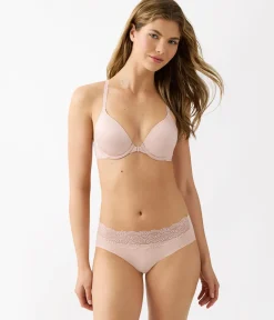 Wacoal Racerback/Convertible|Underwire * Future Foundation Front Close Racerback Bra Rose Smoke