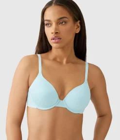 Wacoal Seamless|Underwire * Future Foundation T-Shirt Bra Blue Glow