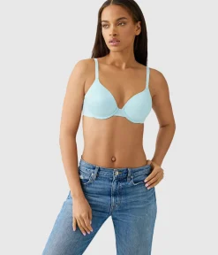 Wacoal Seamless|Underwire * Future Foundation T-Shirt Bra Blue Glow