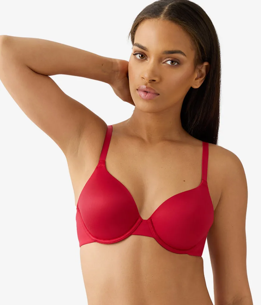 Wacoal Seamless|Underwire * Future Foundation T-Shirt Bra Chili Pepper Red