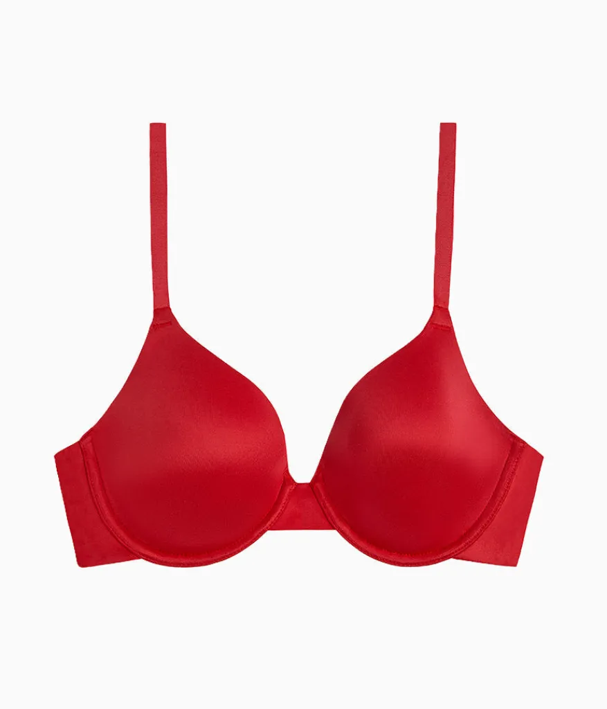 Wacoal Seamless|Underwire * Future Foundation T-Shirt Bra Chili Pepper Red