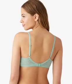 Wacoal Lace|Underwire * Future Foundation T-Shirt Bra with Lace Silt Green Heather