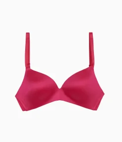 Wacoal T-Shirt|Lace * Future Foundation Wire Free T-Shirt Bra with Lace Bright Rose