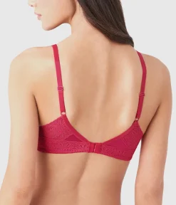 Wacoal T-Shirt|Lace * Future Foundation Wire Free T-Shirt Bra with Lace Bright Rose