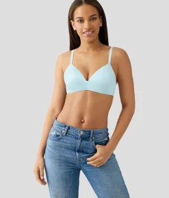 Wacoal Racerback/Convertible|Seamless * Future Foundation Wire Free T-Shirt Bra Blue Glow