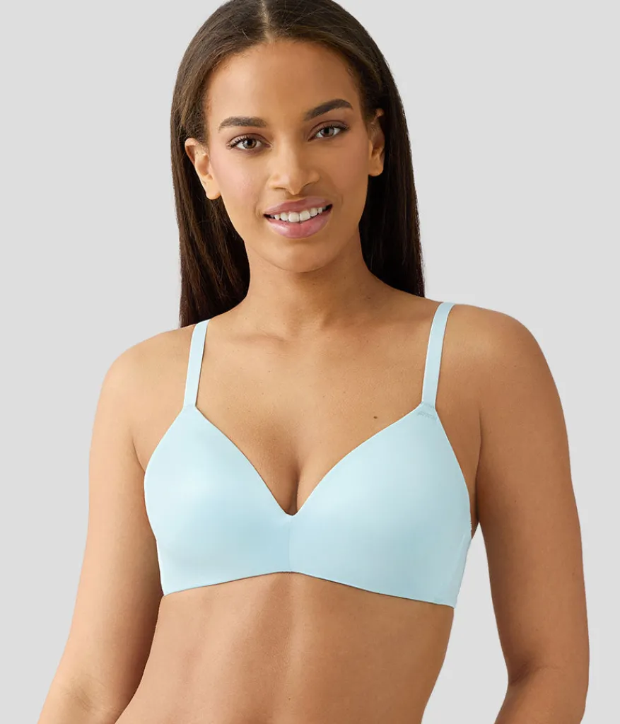 Wacoal Racerback/Convertible|Seamless * Future Foundation Wire Free T-Shirt Bra Blue Glow