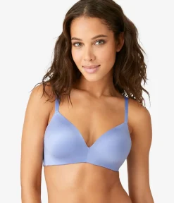 Wacoal T-Shirt|Lace * Future Foundation Wire Free T-Shirt Bra with Lace Purple Impression