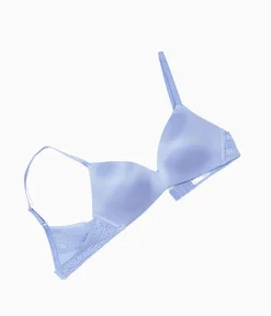 Wacoal T-Shirt|Lace * Future Foundation Wire Free T-Shirt Bra with Lace Purple Impression
