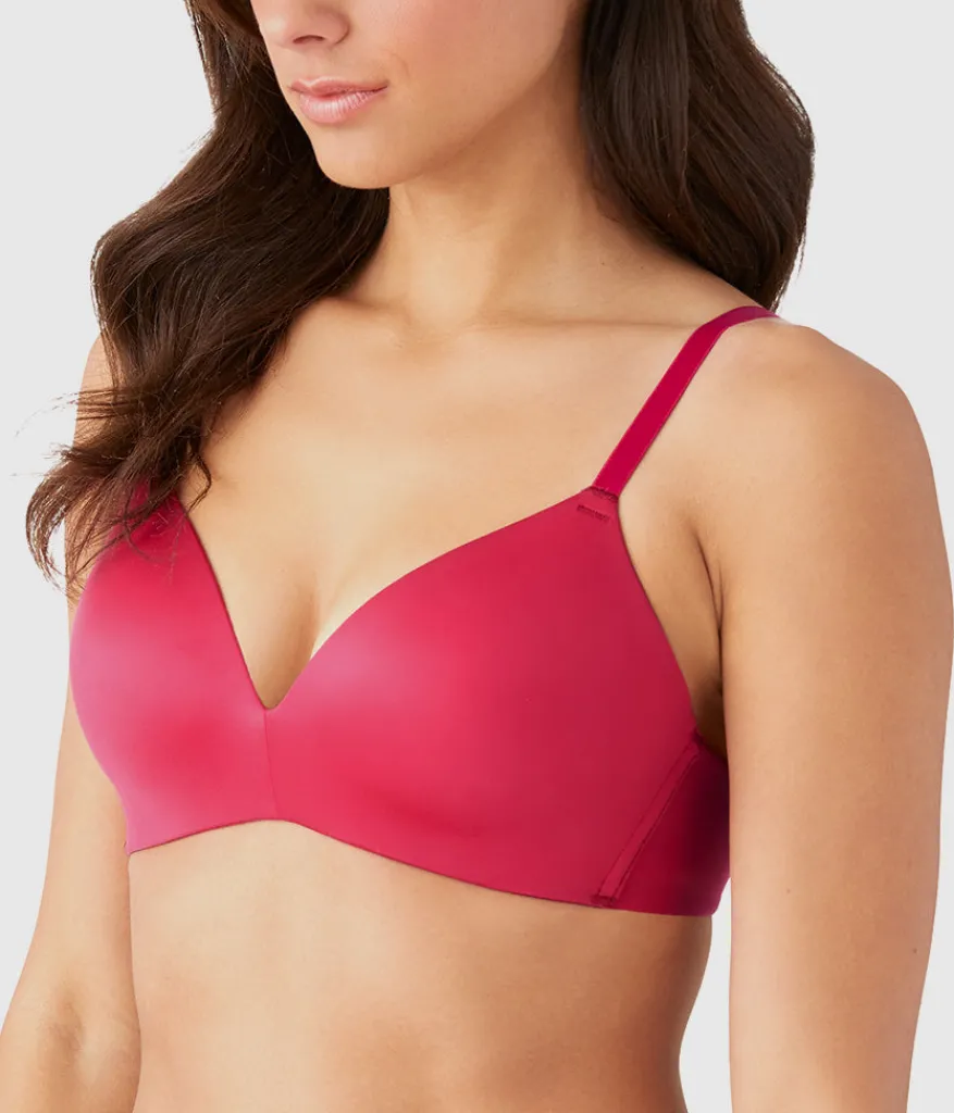 Wacoal Racerback/Convertible|Seamless * Future Foundation Wire Free T-Shirt Bra Persian Red