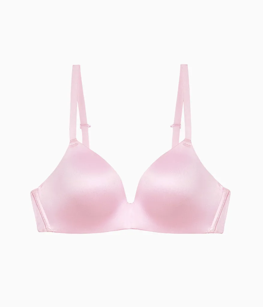 Wacoal Racerback/Convertible|Seamless * Future Foundation Wire Free T-Shirt Bra Pink-A-Boo