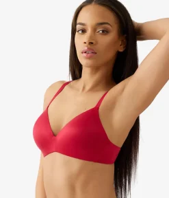 Wacoal Racerback/Convertible|Seamless * Future Foundation Wire Free T-Shirt Bra Chili Pepper Red