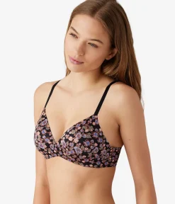 Wacoal Racerback/Convertible|Seamless * Future Foundation Wire Free T-Shirt Bra Vintage Floral