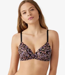 Wacoal Racerback/Convertible|Seamless * Future Foundation Wire Free T-Shirt Bra Vintage Floral