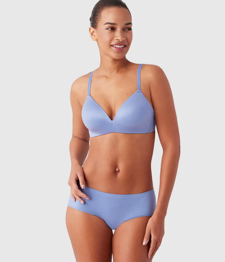 Wacoal Racerback/Convertible|Seamless * Future Foundation Wire Free T-Shirt Bra Country Blue