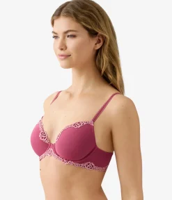 Wacoal T-Shirt|Lace * Future Foundation with Lace T-Shirt Bra Dry Rose