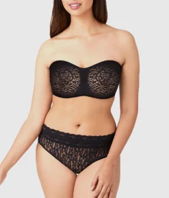 Wacoal Bras|Strapless * Halo Lace Strapless Underwire Bra Black