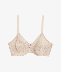 Wacoal Unlined|Bras * Halo Lace Underwire Bra Sand