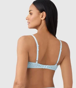 Wacoal Unlined|Bras * Halo Lace Underwire Bra Soft Sky