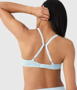Wacoal Unlined|Bras * Halo Lace Underwire Bra Soft Sky